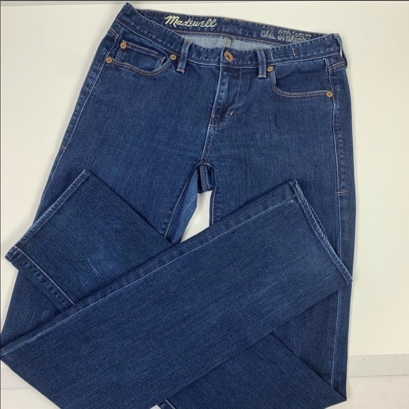 Madewell Rail Straight Dark Wash Jeans Size 26”X34” - Picture 5 of 8